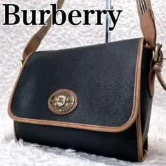 BURBERRY オールドバーバリー ノバチェック ショルダーバッグ　ホースロゴ
