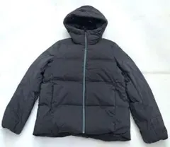 ユニクロ　シームレスダウンジャケット　フード付き　オリーブグリーン　M