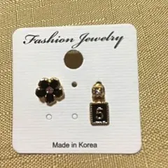 韓国購入✩ピアス✩カメリア 香水瓶 No.5