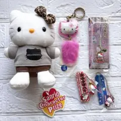 サンリオ　ハローキティ　ぬいぐるみ　ストラップ　まとめ　キーホルダー　平成レトロ