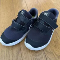 クリーニング済み❣️NIKE ナイキ　15cm スニーカー　ブラック　GOFAST