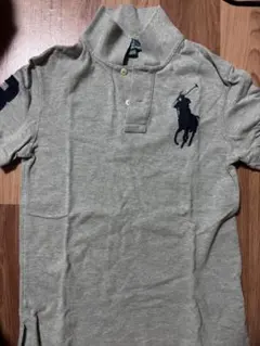 ラルフローレン ビッグポニー 半袖ポロシャツ グレー サイズM