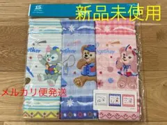 ダッフィー　シェリーメイ　ジェラトーニー　ミニタオル　3枚セット