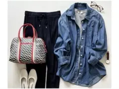 美品　GAP デニムシャツ　オーバーサイズ　雑誌掲載モデル　ビンテージ　M