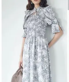 SNIDEL デコルテオープンワンピース MNT