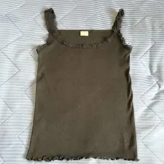 A-180)Té chichi レースキャミソール 黒のサムネイル