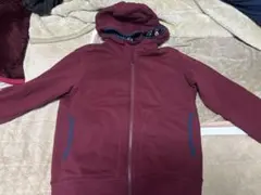 UNIQLO ボアスウェットフルジップパーカ－ ネイビー Mサイズ メンズ