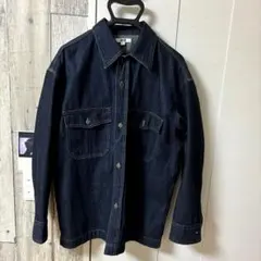 UNIQLO U デニムオーバーサイズシャツ　Mサイズ　NAVY