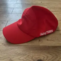 JAPAN TENNIS キャップ レッド