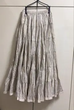 未使用級✨】MARIHAマリハ草原の虹のスカートフラワープリント
