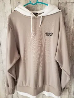 メンズ　パーカー ベージュ【L】