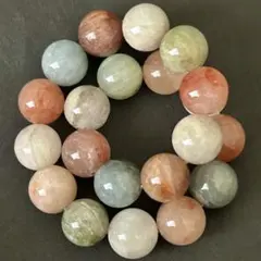 高品質　カラフルラビットヘアルチル　天然石　パワーストーン　ブレスレット