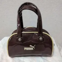 プーマ　エナメル　ミニボストン
