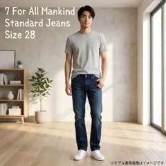 セブンフォーオールマンカインド standard デニムパンツ 28 米国製のサムネイル