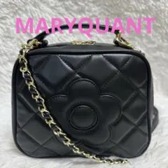 極美品 マリークワント　2wayキルティングショルダーバッグ　デイジー