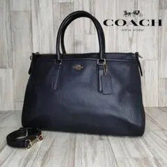 50 COACH コーチ　レザー　2WAY ハンドバッグ　ショルダーバッグ