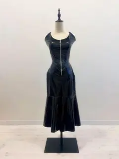 エナメル ボンテージ ワンピース PVC 展示試作品