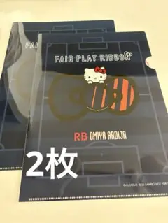 RB大宮アルディージャ　ハローキティークリアファイル　2枚