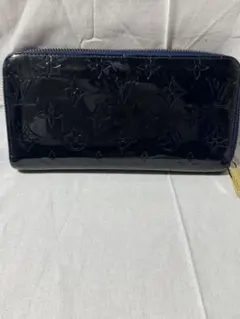 Louis Vuitton ヴェルニ　ネイビー 長財布