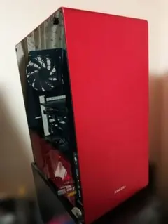 ゲーミングデスクトップPC レッドカラー