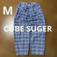 キューブシュガー　cube sugar ジャガードデニムダーツコクーンパンツのサムネイル
