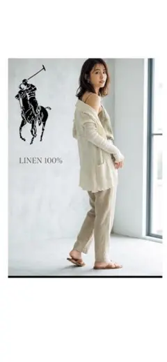 Ralph Lauren リネン100% ショールカラー カーディガンのサムネイル