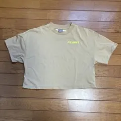 PUMA ベージュ クロップドTシャツ