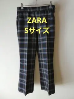 ZARA WOMAN　カジュアルパンツ　チェック柄　サイズ34