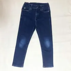 【120】UNIQLO ウルトラストレッチジーンズ　ファスナー付　キッズ