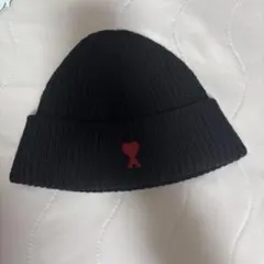 Ami Paris ニット帽 ビーニー ブラックのサムネイル