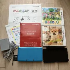 Nintendo 3DS 本体 （ライトブルー）、充電器他、ソフト2個
