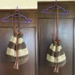 ビームス♡雑材ストロー2wayショルダーバッグ