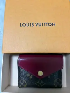Louis Vuitton モノグラム ポルトフォイユ マリー 二つ折り財布 赤
