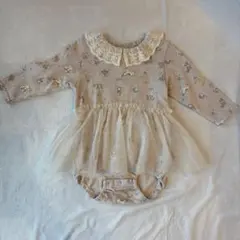 cottoli 動物柄ロンパース 80cm