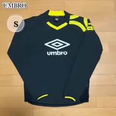 umbro メンズ 長袖 ピステ 黒 Sサイズ