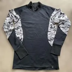 X-united HEAT-X ハイネック長袖Tシャツ ブラック/迷彩