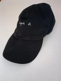 agnès b. 黒 キャップ　Mサイズ
