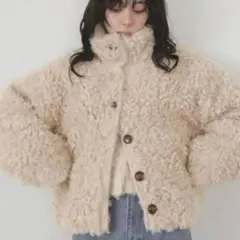 新品タグ付き LIANプードルファーブルゾン