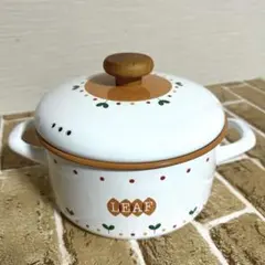 エジリー ホーロー鍋 ラーメン鍋 レンゲ付き Teddy Clud 新品② - メルカリ