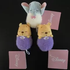 ディズニーキャラクター ちびーずマスコット　おねんねVer. 2種3点セット
