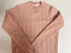 アーバンリサーチSENSE OF PLACE細かいケーブル編みリブリヴ長袖ニット