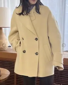 【お値下げ不可】Mila Owen woolコクーンシルエットピーコート