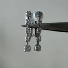 専用JG148☆高級 ダイヤモンド1.06ct K18WG ピアス - メルカリ