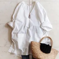 新品 鎌倉シャツ× THE 9 SHOP（鈴木六夏） コラボシャツ 白 - メルカリ