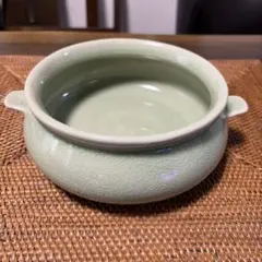 タイ セラドン焼き 小鉢 れんげ 2客セット 花型 アジアン食器 青磁 タイ セラドン焼き 小鉢 れんげ 2客セット 花型 アジアン食器 青磁