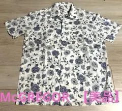 【美品】McGREGOR マックレガー 半袖シャツ M 花柄 綿100% 日本製のサムネイル
