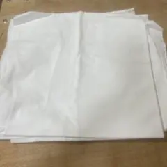 ホワイト綿生地 無地 中古品