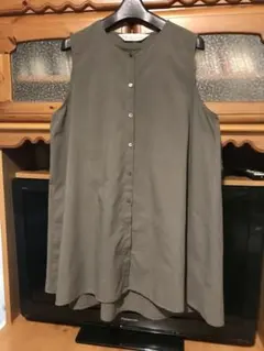 ☆ MidiUmi ミディウミ　ノースリーブチュニックシャツワンピース☆