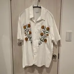 supernova 24ss アロハシャツ　フラワーエンブロイダリー　サイズsのサムネイル