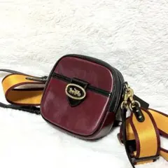 海外限定 COACH カメラバッグ ホース アンド キャリッジ ショルダーバッグ